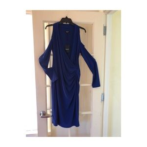 DKNY cold shoulder dress